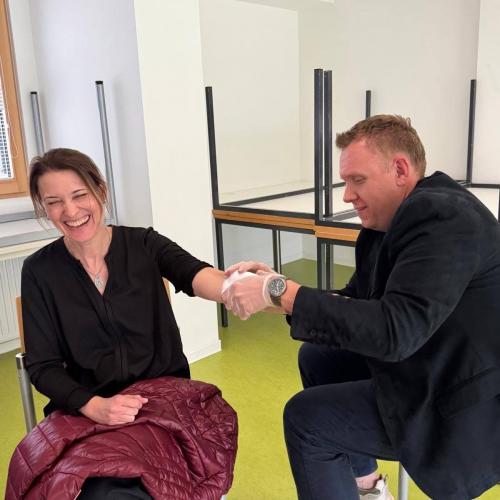 Verband anlegen 