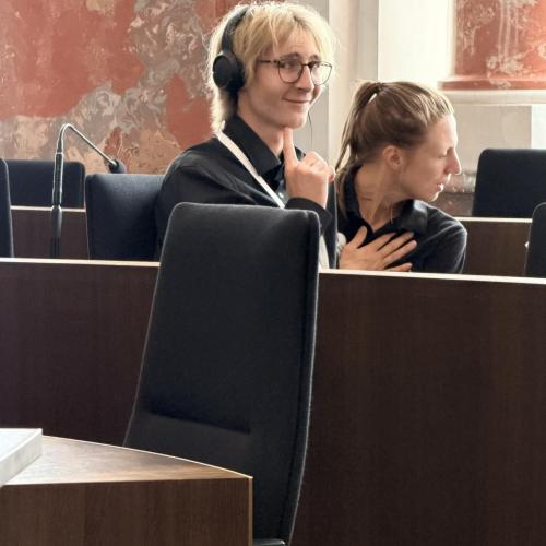 Podcast-Aufnahme