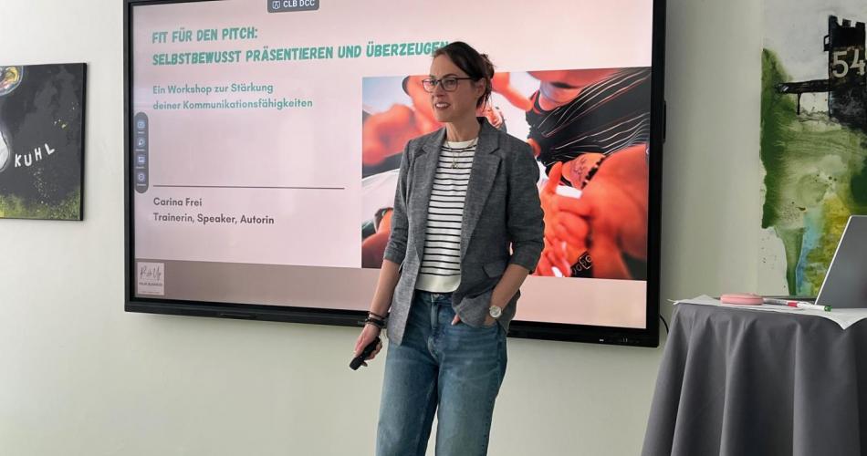Fit für den Pitch - Carina Frei